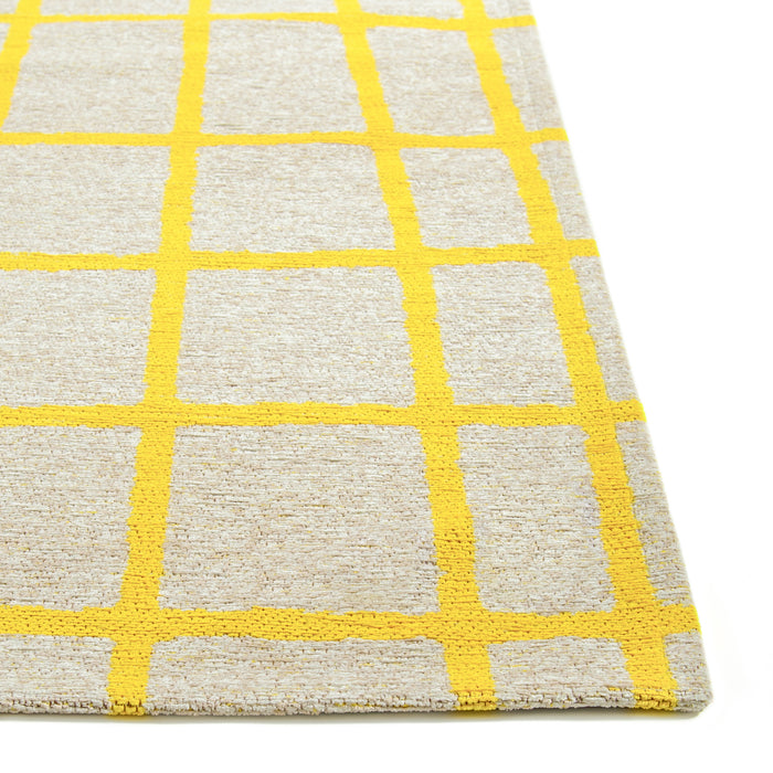 Lola & Moi Caro Vloerkleed - Bright Yellow  - 80 x 150 cm
