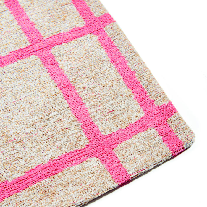 Lola & Moi Caro Vloerkleed - Hot Pink  - 140 x 200 cm