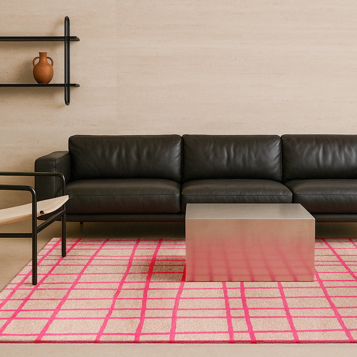 Lola & Moi Caro Vloerkleed - Hot Pink  - 170 x 240 cm