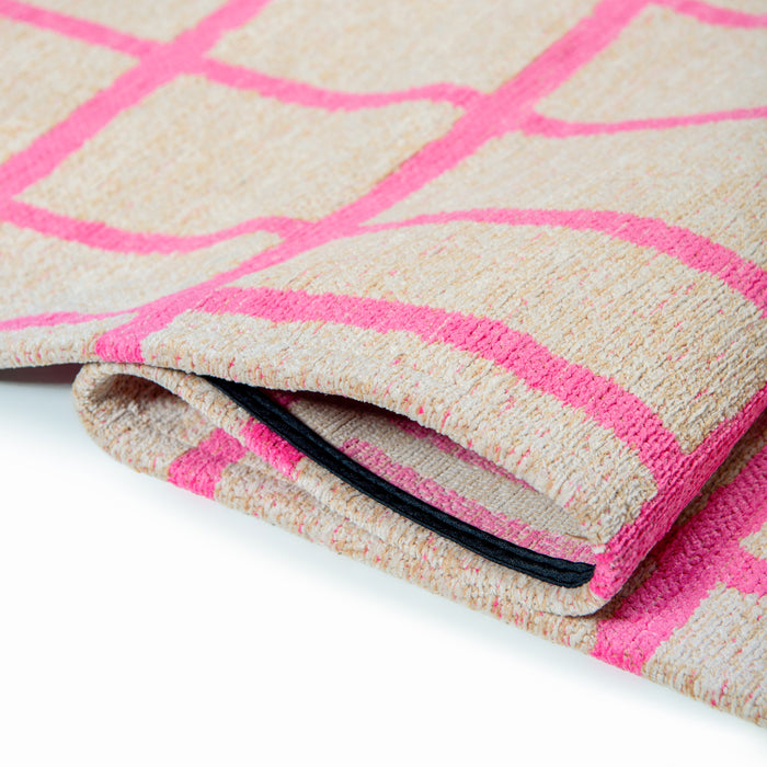 Lola & Moi Caro Vloerkleed - Hot Pink  - 80 x 150 cm