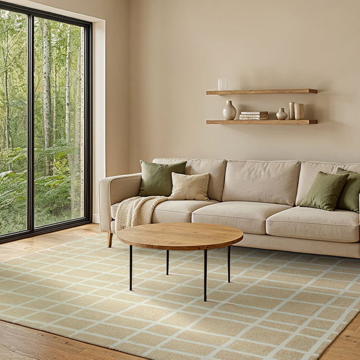 Lola & Moi Caro Vloerkleed - Powder Snow  - 140 x 200 cm