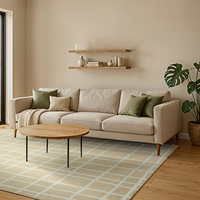 Lola & Moi Caro Vloerkleed - Powder Snow  - 240 x 340 cm