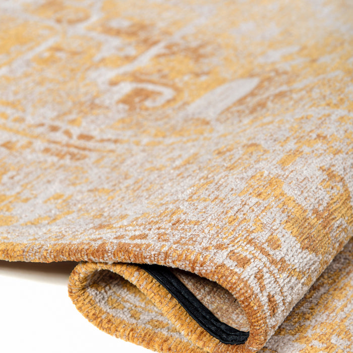 Lola & Moi Heris Vloerkleed - Golden Wall  - 200 x 280 cm