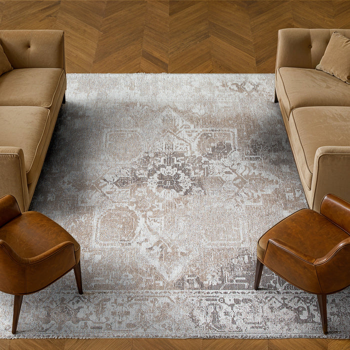 Lola & Moi Heris Vloerkleed - Mouse Hair  - 80 x 150 cm