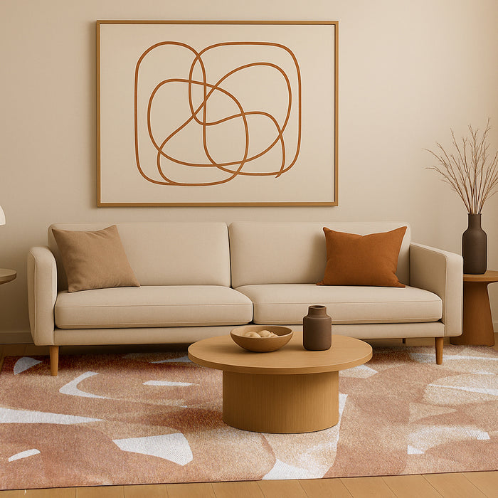 Lola & Moi My Way Vloerkleed - Tan  - 140 x 200 cm