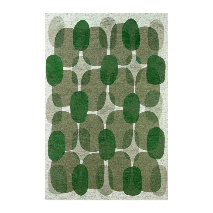 Lola & Moi Café Vloerkleed - Hedgerow Green  - 200 x 280 cm