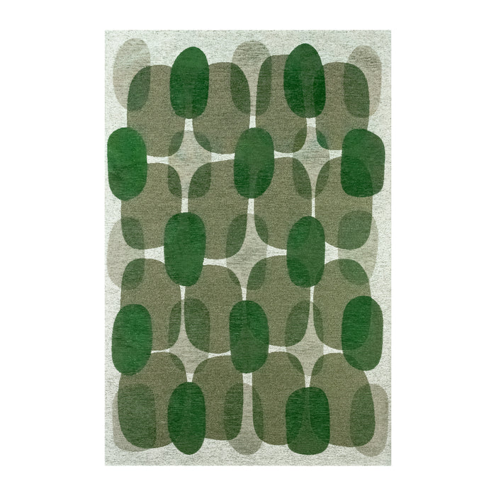 Lola & Moi Café Vloerkleed - Hedgerow Green  - 240 x 340 cm