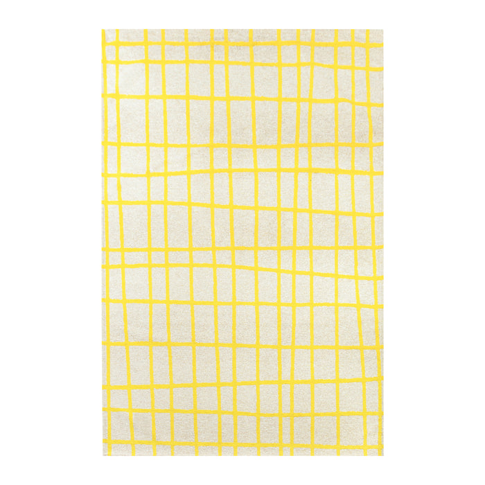 Lola & Moi Caro Vloerkleed - Bright Yellow  - 170 x 240 cm