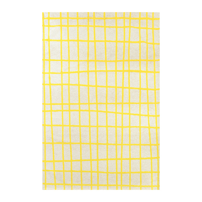 Lola & Moi Caro Vloerkleed - Bright Yellow  - 200 x 280 cm