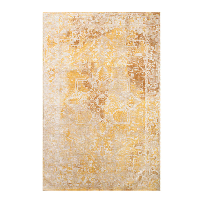 Lola & Moi Heris Vloerkleed - Golden Wall  - 200 x 280 cm