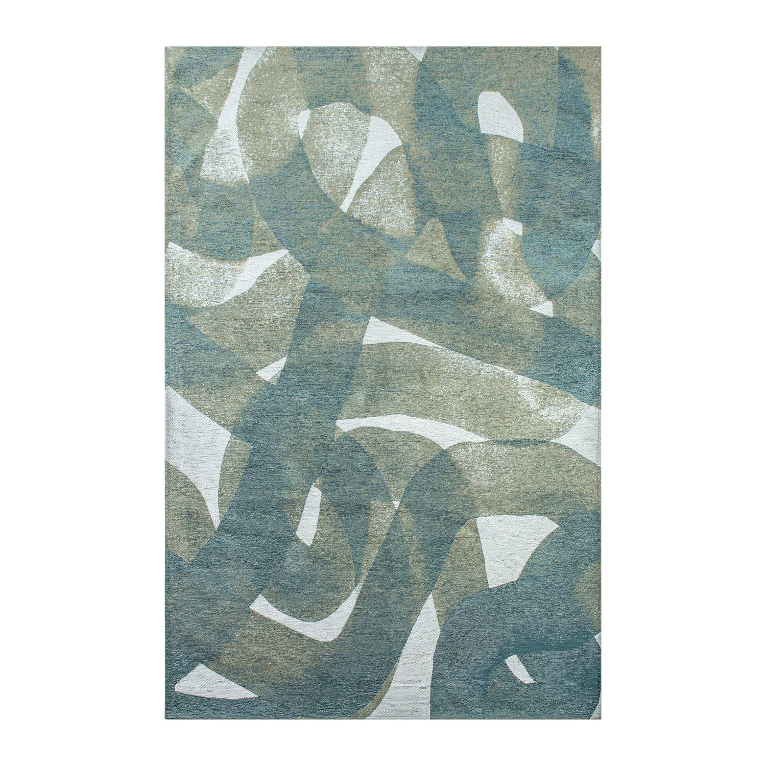 Lola & Moi My Way Vloerkleed - Teal  - 240 x 340 cm