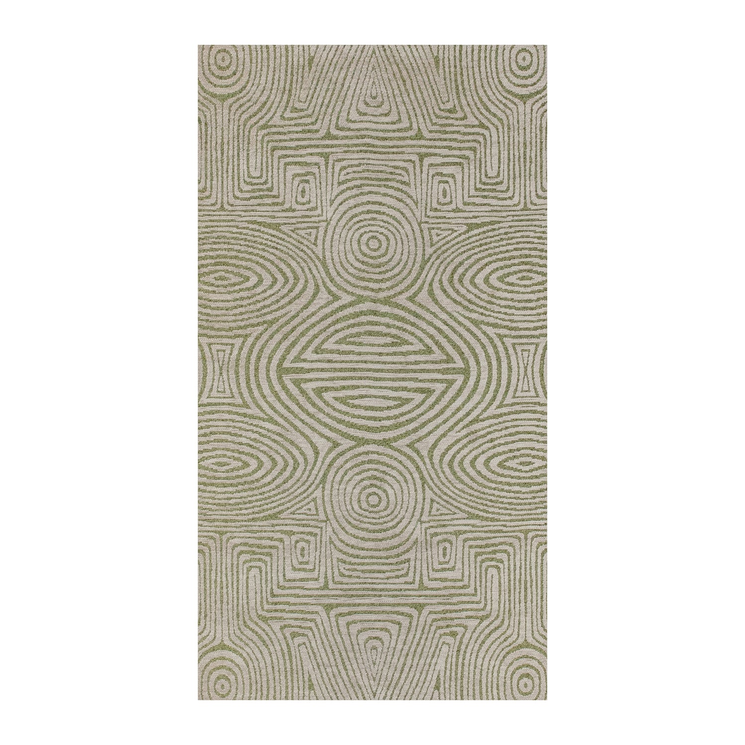 Lola & Moi Tabasco Vloerkleed - Green Beach  - 80 x 150 cm