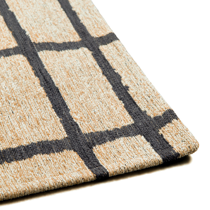 Lola & Moi Caro Vloerkleed - Creamy Black  - 170 x 240 cm