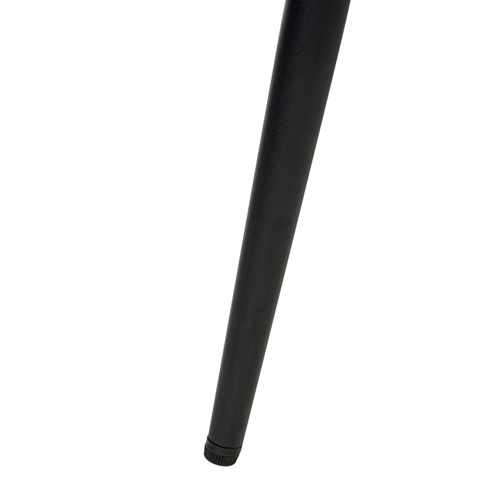 Beliani - SANILAC - Eetkamerstoel set van 2 - Wit - Bouclé