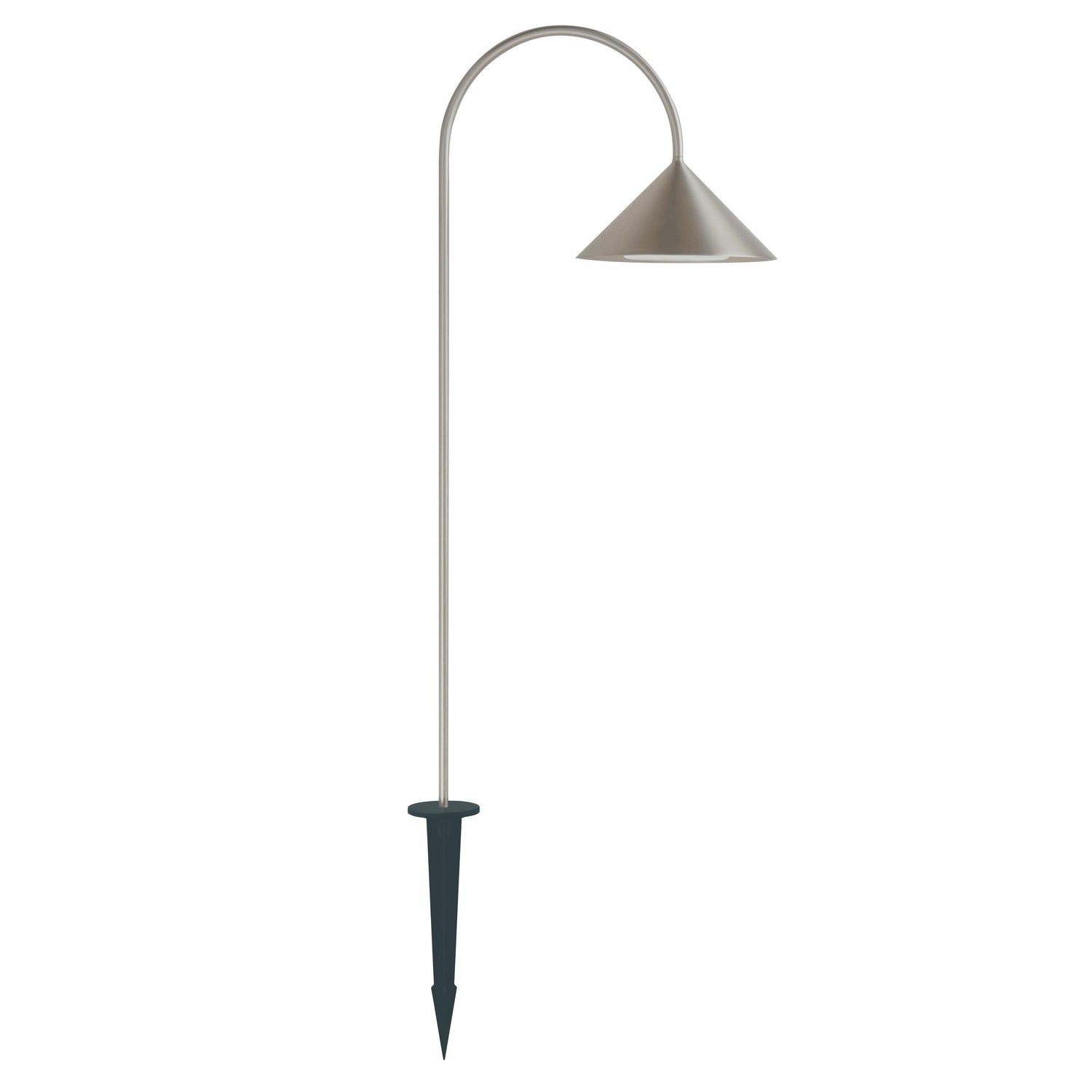 Grasp sokkellamp H60 LED oplaadbaar Brushed Stainless Steel