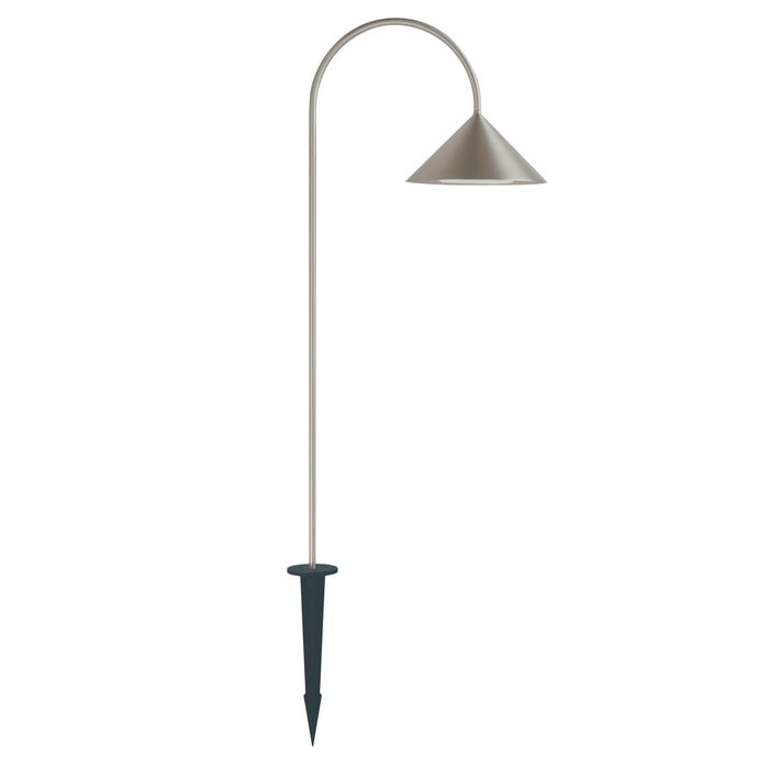 Grasp sokkellamp H60 LED oplaadbaar Brushed Stainless Steel