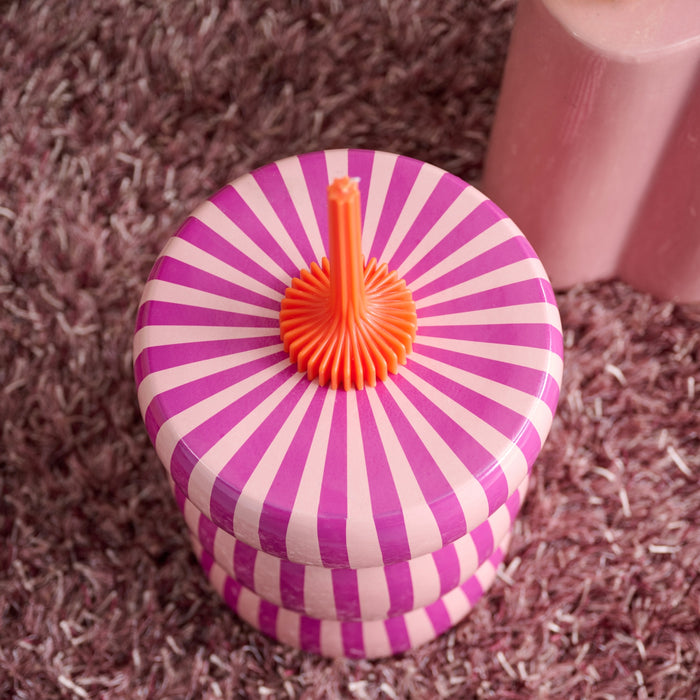 Mica Decorations Kaars Cordo - Oranje - Wax|paraffine