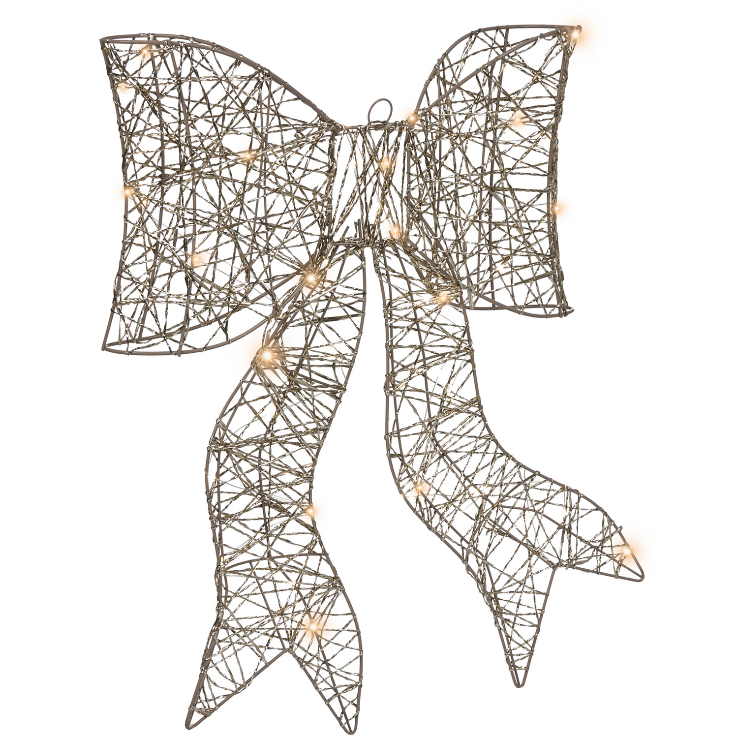 Beliani - FILSO - LED-decoratie - Donkerbruin - IJzer