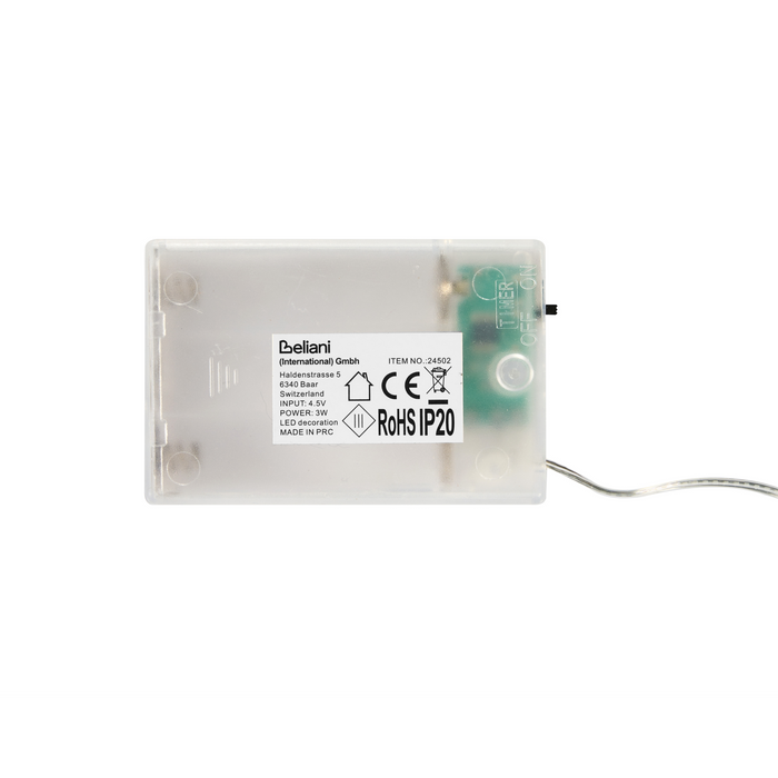 Beliani - FILSO - LED-decoratie - Donkerbruin - IJzer