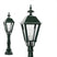KS Verlichting Tuinlantaarn Salford Aluminium E27 tuinlamp sokkel IP44
