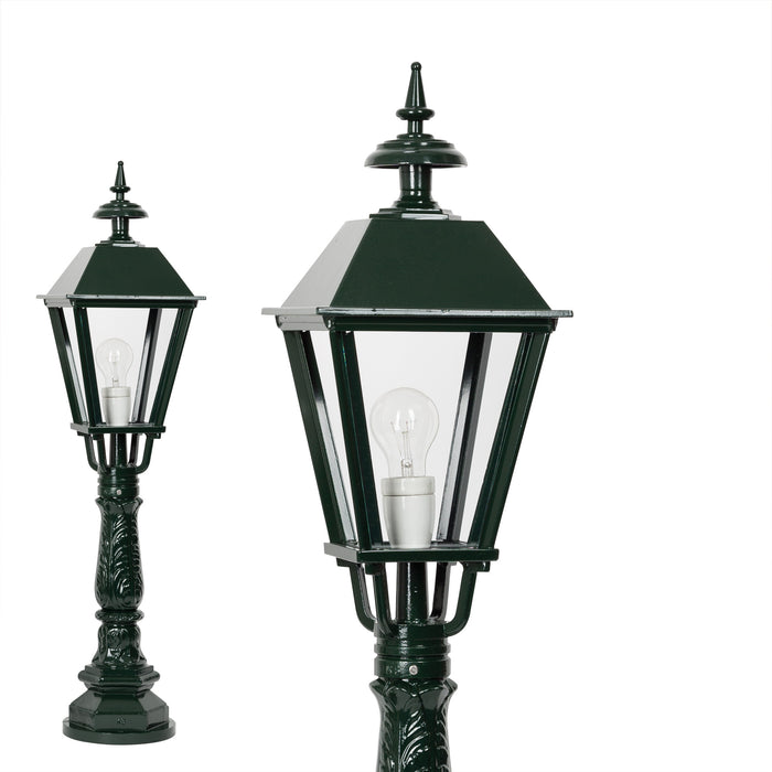 KS Verlichting Tuinlantaarn Salford Aluminium E27 tuinlamp sokkel IP44