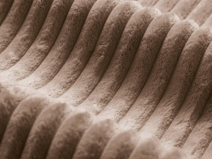 Micadoni 2-zits hoekbank Martina ribstof links