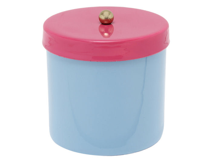 Present Time - Storage Jar Double Funky Small - Blauw & Roze