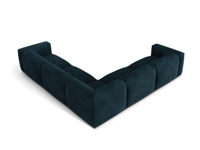 Micadoni 5-zits hoekbank Martina velvet