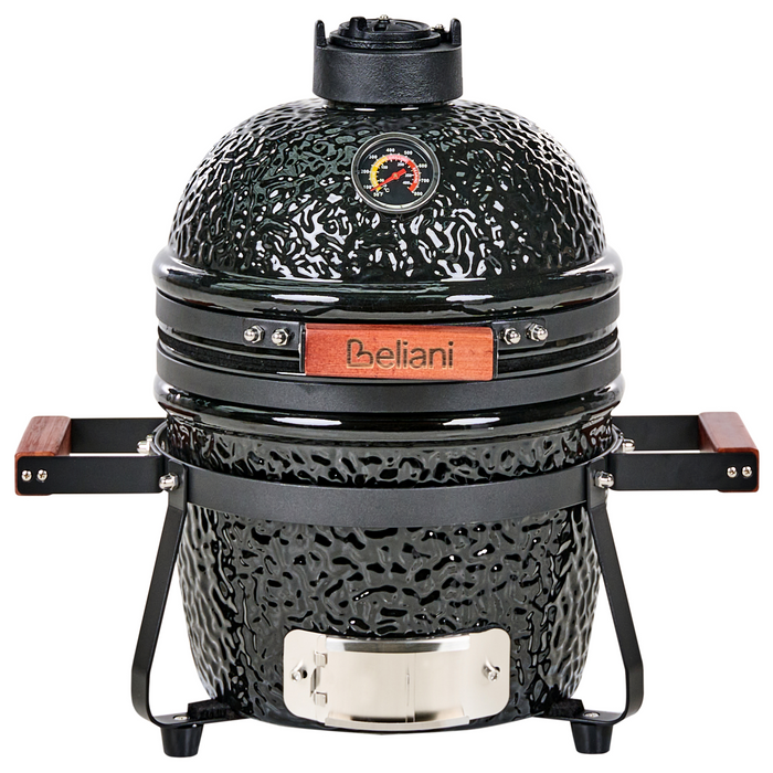 Beliani - KAMADO - Mini houtskoolgrill - Zwart - Keramiek