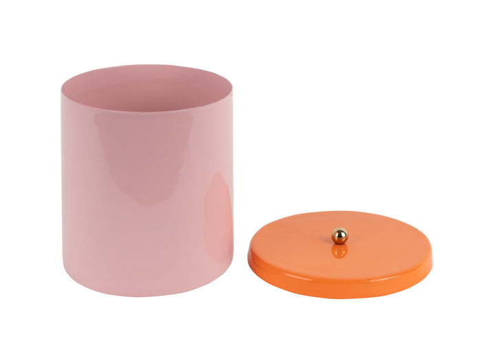 Present Time - Storage Jar Double Funky Retro - Roze & Oranje