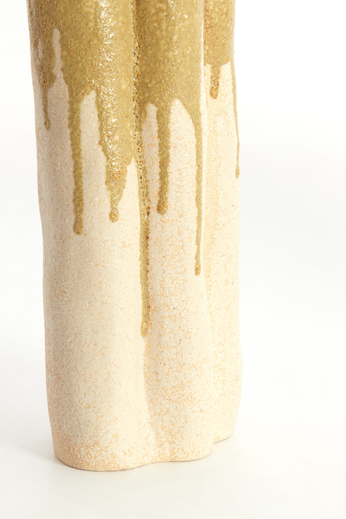 Light & Living - Vaas FLOVILLA - 26x14x40 cm - Wit