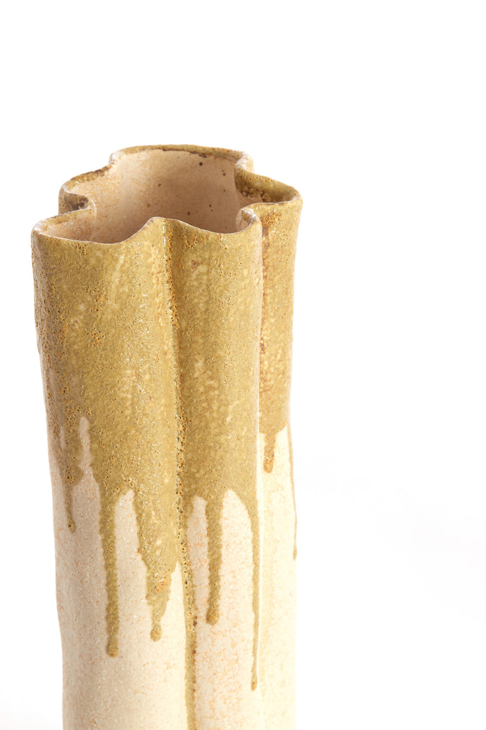 Light & Living - Vaas FLOVILLA - 26x14x40 cm - Wit