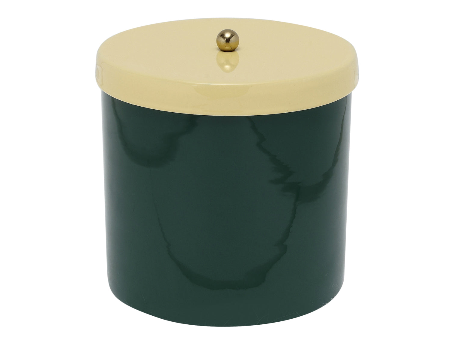 Present Time - Storage Jar Double Funky Retro - Groen & Geel