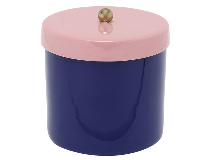 Present Time - Storage Jar Double Funky Small - Blauw & Roze
