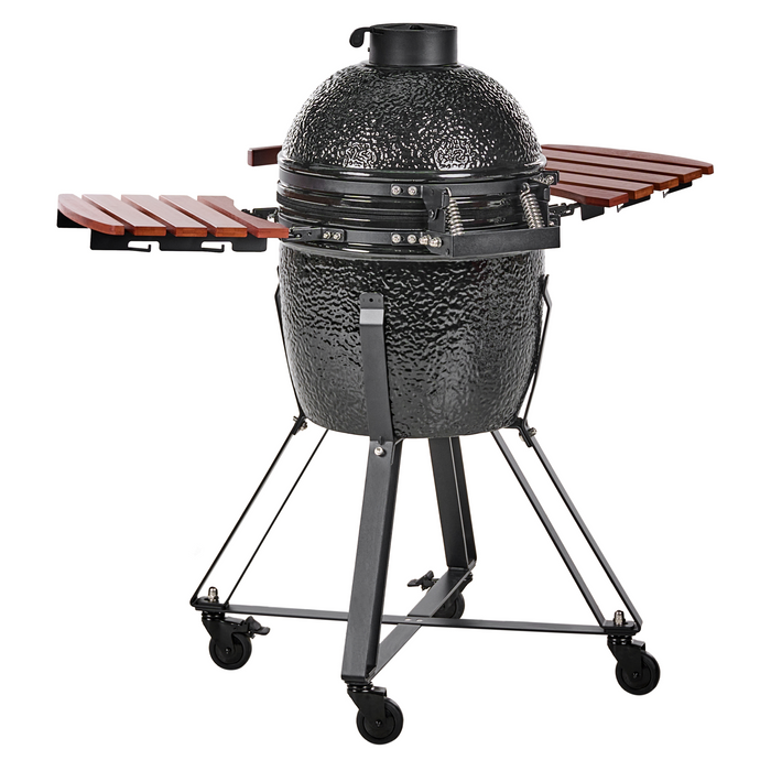 Beliani - KAMADO - Houtskoolgrill - Zwart - Keramiek
