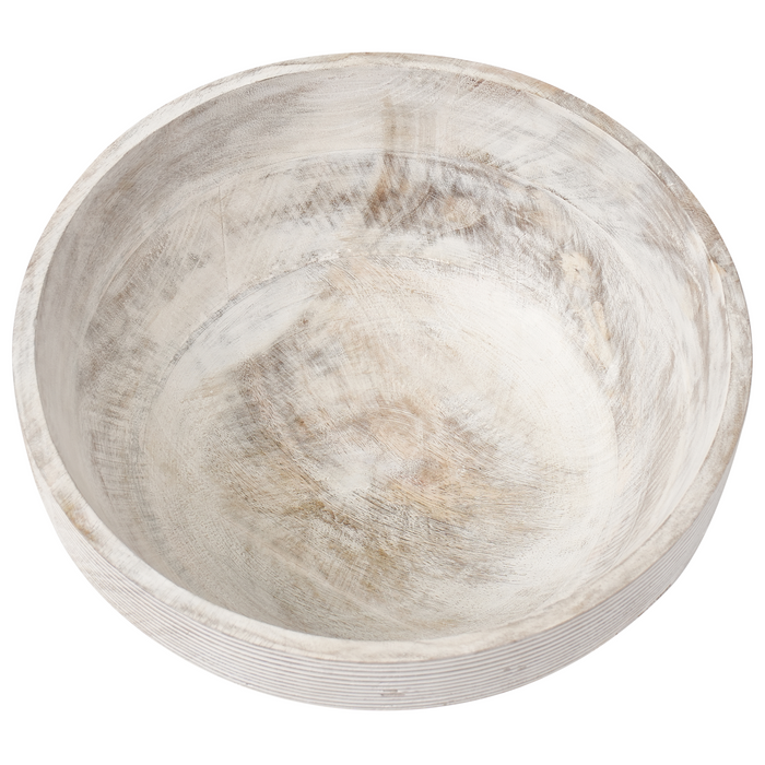 Beliani - MINYA - Set van 2 schalen - Lichtbruin - Mangohout