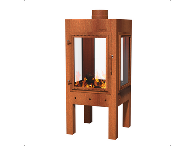 Adezz Forno Digna tuinhaard cortenstaal 50 x 50 x 110 cm