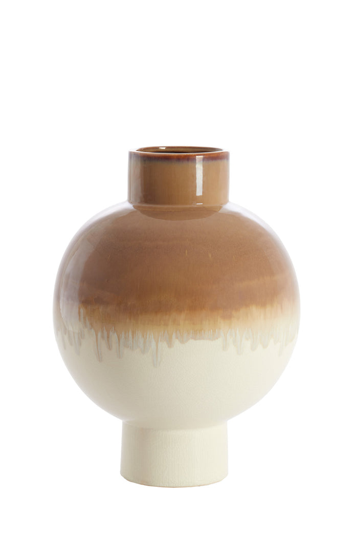 Light & Living - Vaas ZELATA - Ø34x46 cm - Wit