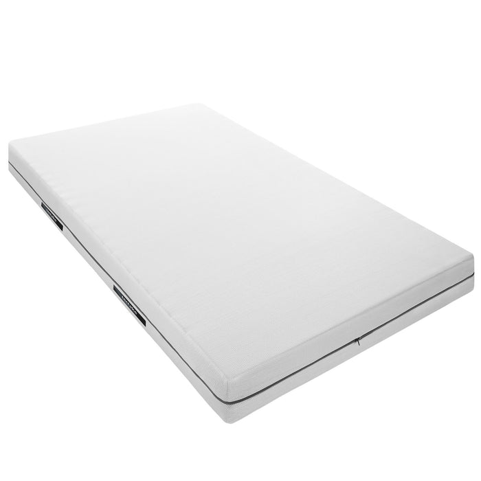 tectake® Matras Sky, 2in1 hardheden, 3D-mesh - Wit