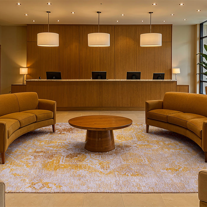 Lola & Moi Heris Vloerkleed - Golden Wall  - 140 x 200 cm