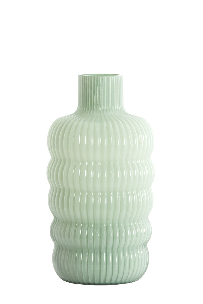 Light & Living - Vaas LUNETTE - Ø15.5x30 cm - Groen