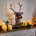 Beliani - DYBESO - LED-decoratie - Donkerbruin - IJzer