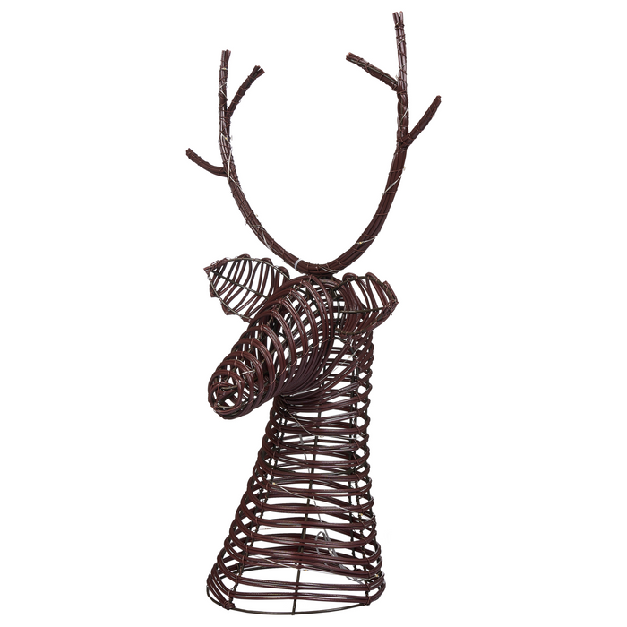 Beliani - DYBESO - LED-decoratie - Donkerbruin - IJzer