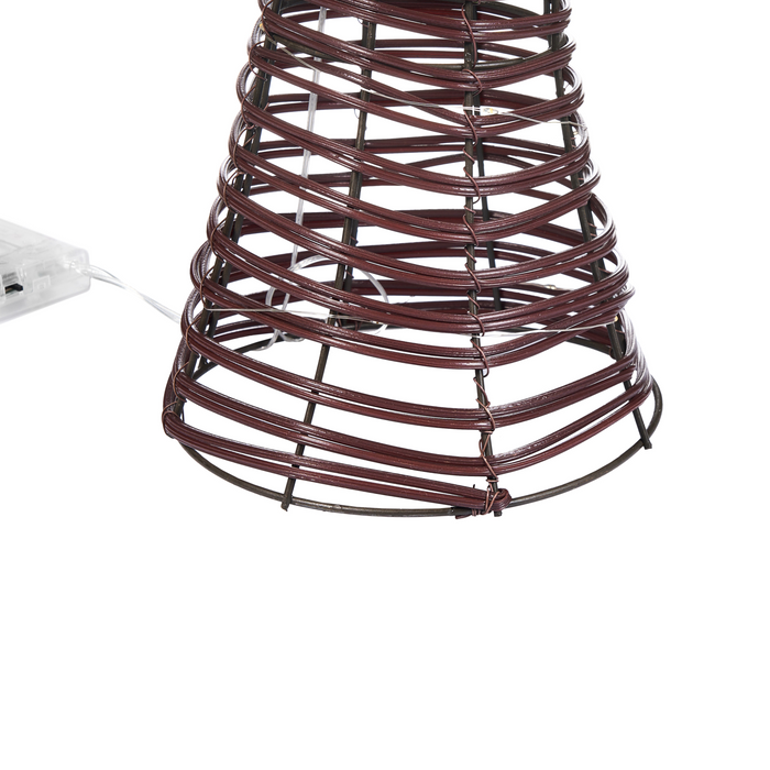 Beliani - DYBESO - LED-decoratie - Donkerbruin - IJzer