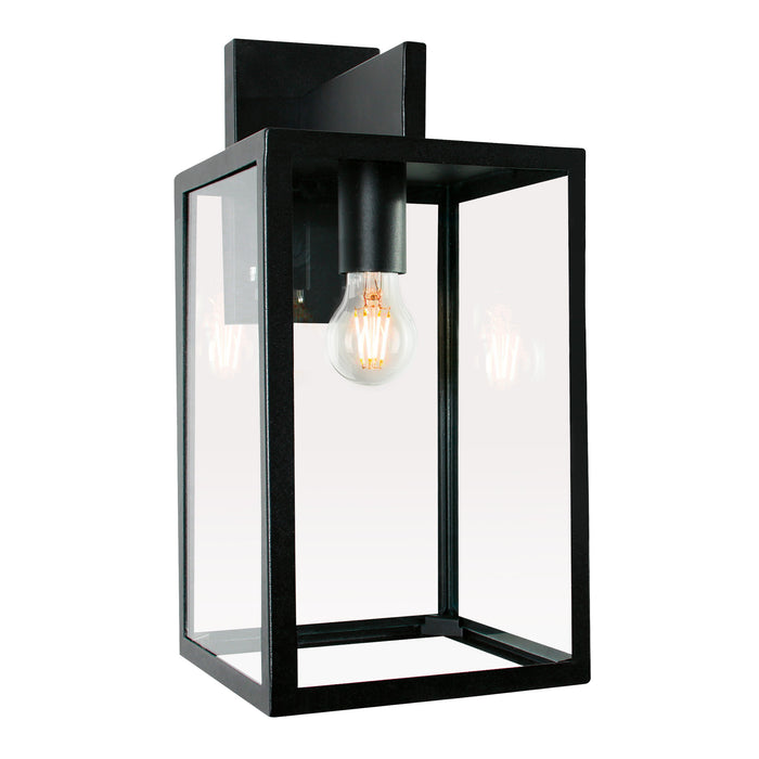 KS Verlichting Hampton Muurlamp Zwart met 3W Bewegingssensor LED