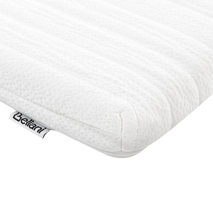 Beliani - DAZZEL - Matrastopper - Wit - 180 x 200 cm - Traagschuim