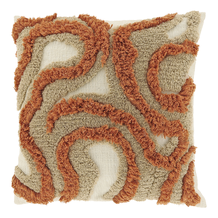 Unique Living - Sierkussen Calin 45x45cm - Orange Flame