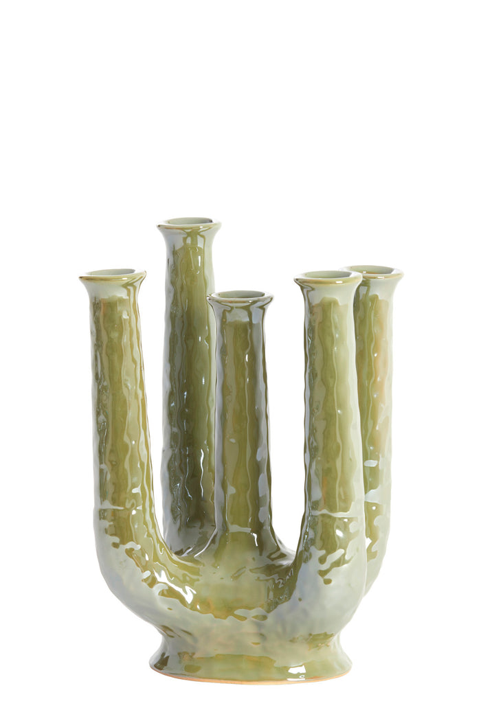 Light & Living - Vaas LEONJO - 22x16.5x30 cm - Groen