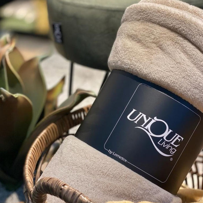 Unique Living - Sierkussen Peppe 45x45cm - Rocky Brown