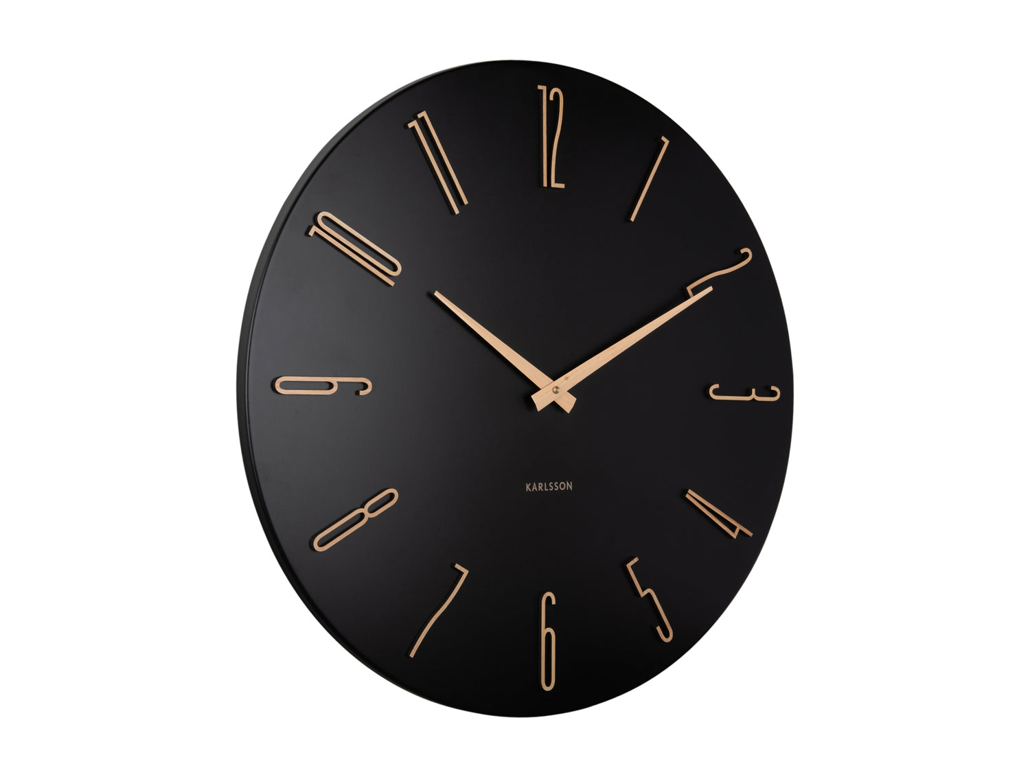 Karlsson - Wandklok Esmerado Large - Zwart- Ø60cm